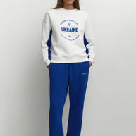 Sweatshirt with contrast sleeves