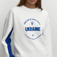 Sweatshirt with contrast sleeves