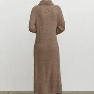 Loose cut knit midi dress