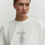 T-shirt with Odesa print in milk