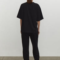 T-shirt THE LACE x TEPLO in black/milk
