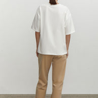 T-shirt THE LACE x TEPLO in black/milk