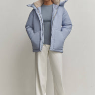 Winter jacket with belt